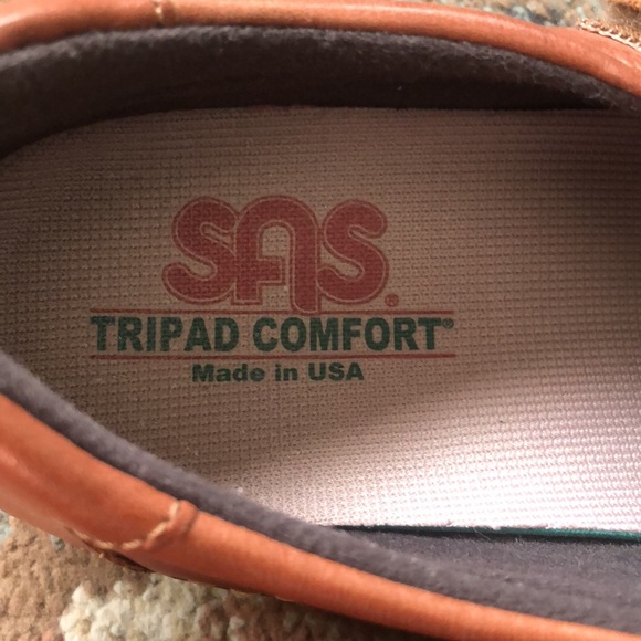 Womens size 8.5 brown SAS Roamer Velcro Walking Shoe - Picture 8 of 16